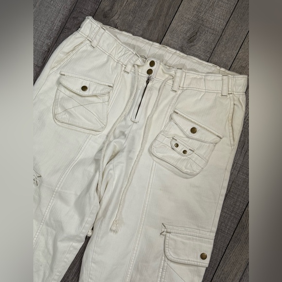 Free People Tahiti Cargo Pant in Tofu - Picture 2 of 12